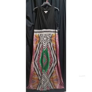 Dress Barn Summer Stretchy Maxi Dress Sz 18